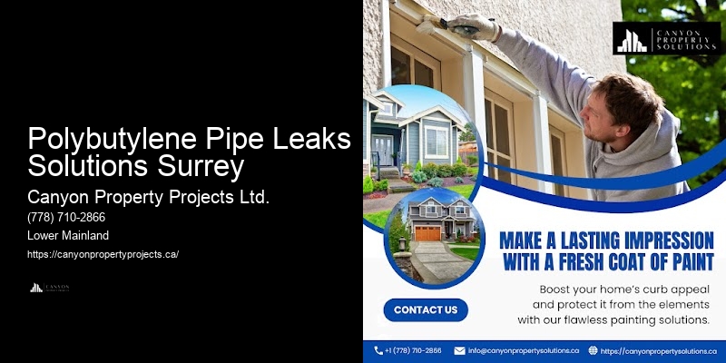 Fast Polybutylene Pipe Replacement Polybutylene Pipe Leaks Solutions Surrey