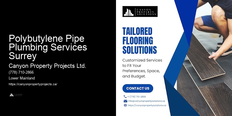 Polybutylene Pipe Plumbing Services Surrey Polybutylene Plumbing Repair Specialists