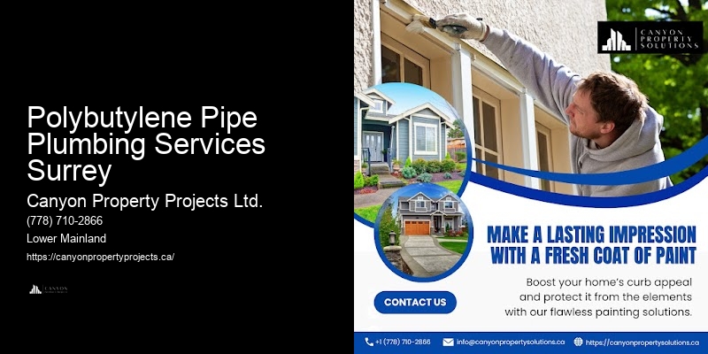 Reliable Polybutylene Pipe Contractors Polybutylene Pipe Plumbing Services Surrey
