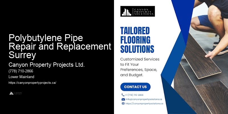 Eco-Friendly Polybutylene Pipe Replacement Polybutylene Pipe Repair and Replacement Surrey