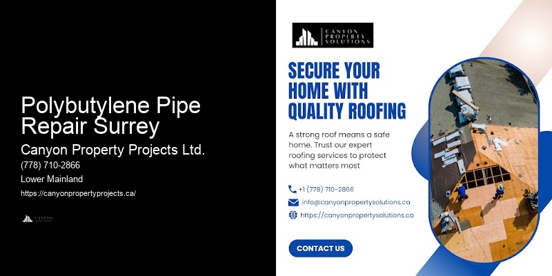 Commercial Polybutylene Pipe Replacement Polybutylene Pipe Repair Surrey