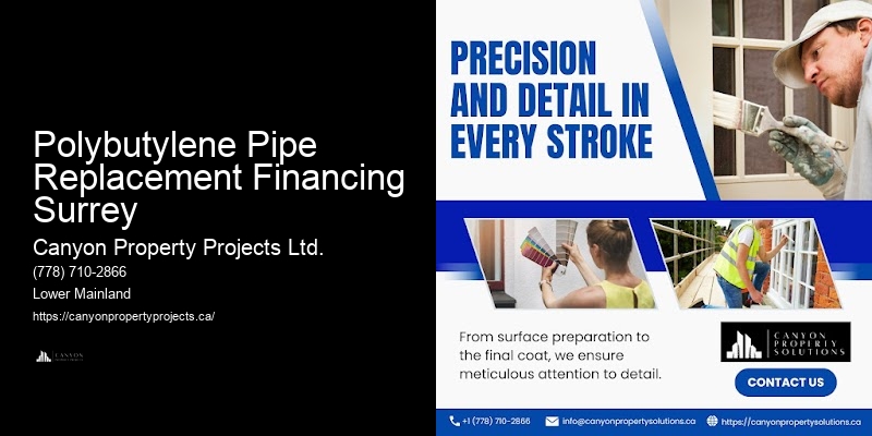 Polybutylene Pipe Restoration Polybutylene Pipe Replacement Financing Surrey