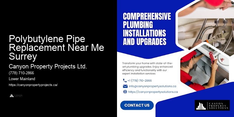 Polybutylene Pipe Leaks Solutions Polybutylene Pipe Replacement Near Me Surrey