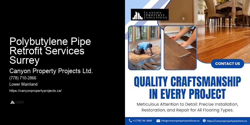 Certified Polybutylene Pipe Retrofit Services Surrey Polybutylene Replacement Experts