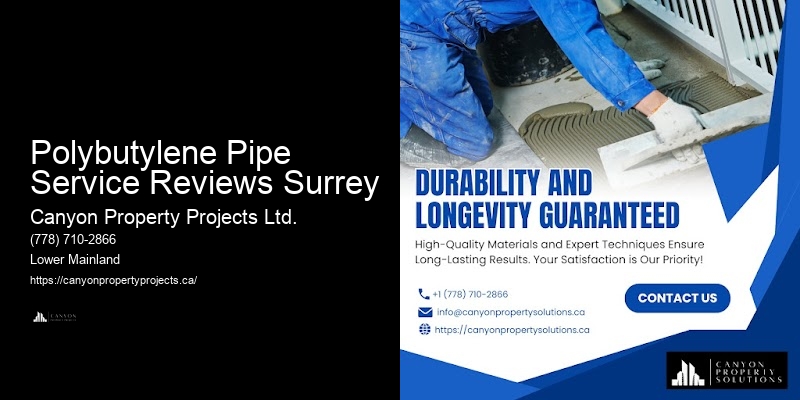 Trusted Polybutylene Pipe Contractors Polybutylene Pipe Service Reviews Surrey