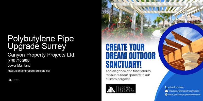 Polybutylene Pipe Compliance Polybutylene Pipe Upgrade Surrey