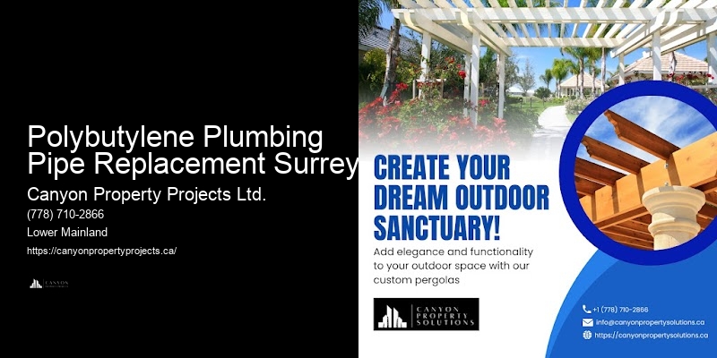 Polybutylene Plumbing Repair Estimates Polybutylene Plumbing Pipe Replacement Surrey