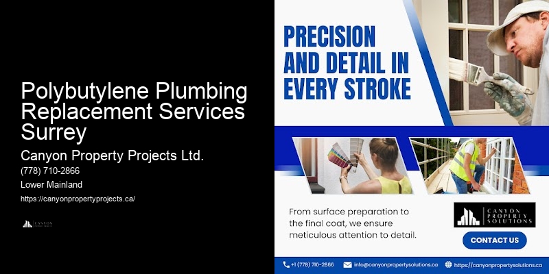Polybutylene Pipe Repair Polybutylene Plumbing Replacement Services Surrey