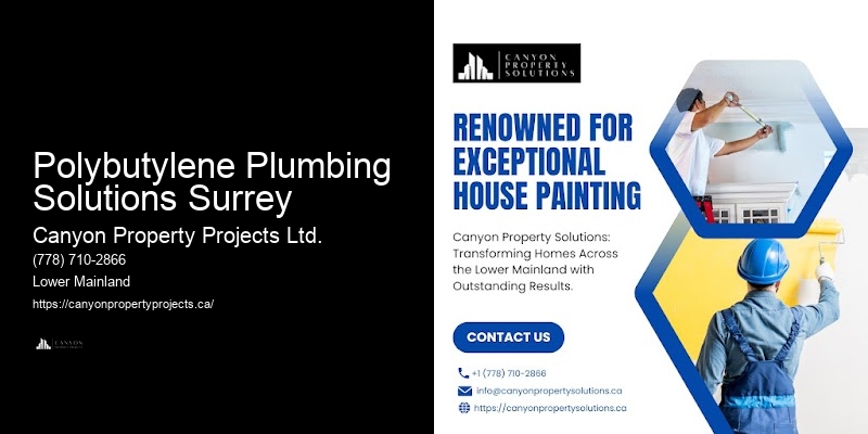 Local Specialists for Polybutylene Pipe Replacement in Polybutylene Plumbing Solutions Surrey