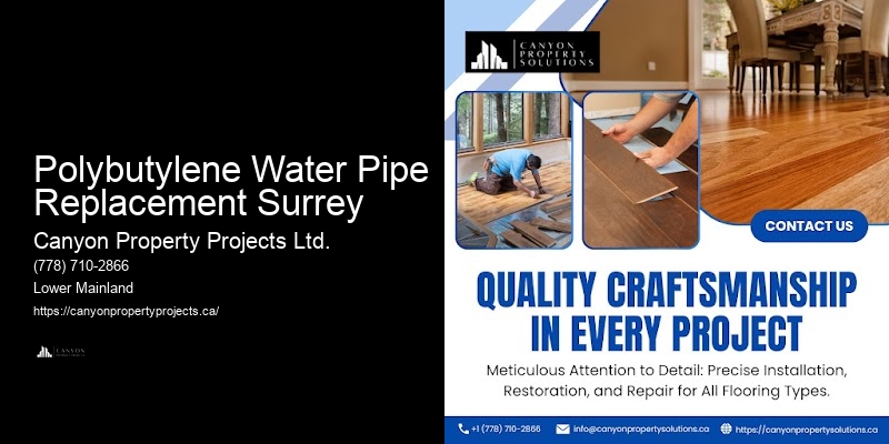 Polybutylene Pipe Renovation Polybutylene Water Pipe Replacement Surrey
