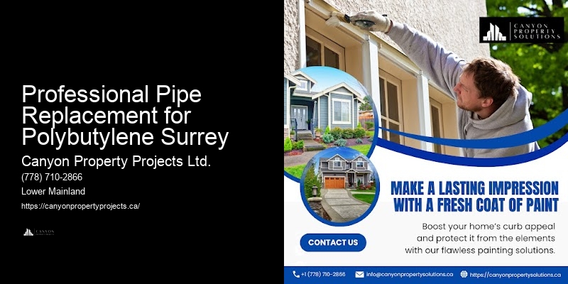 Polybutylene Pipe Replacement Timeline Professional Pipe Replacement for Polybutylene Surrey