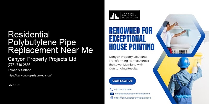 Polybutylene Pipe Risk Assessment Residential Polybutylene Pipe Replacement Near Me