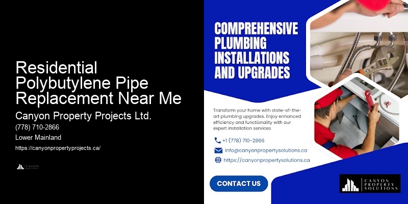 Polybutylene Water System Replacement Residential Polybutylene Pipe Replacement Near Me