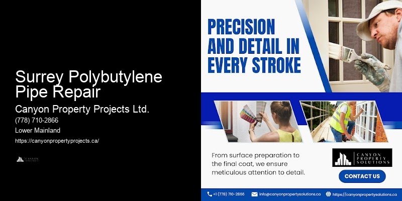 Quick Polybutylene Pipe Replacement Surrey Polybutylene Pipe Repair