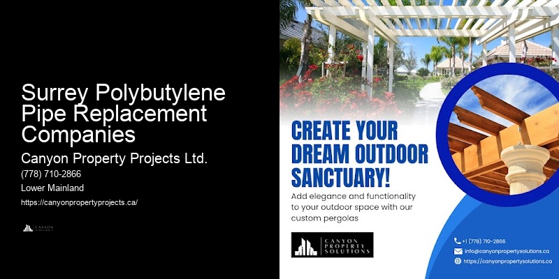 Polybutylene Pipe Replacement Specialists Surrey Polybutylene Pipe Replacement Companies