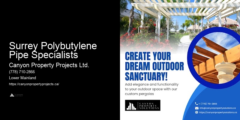 Trusted Experts in Polybutylene Pipe Repair Surrey Polybutylene Pipe Specialists