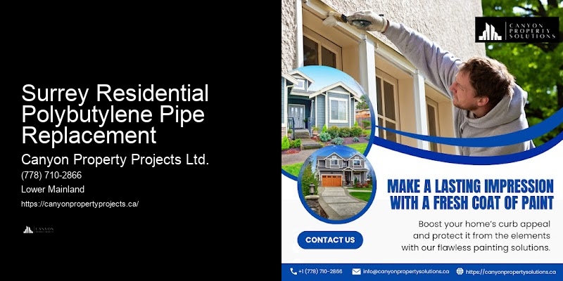 Polybutylene Pipe Replacement Cost Guide Surrey Residential Polybutylene Pipe Replacement