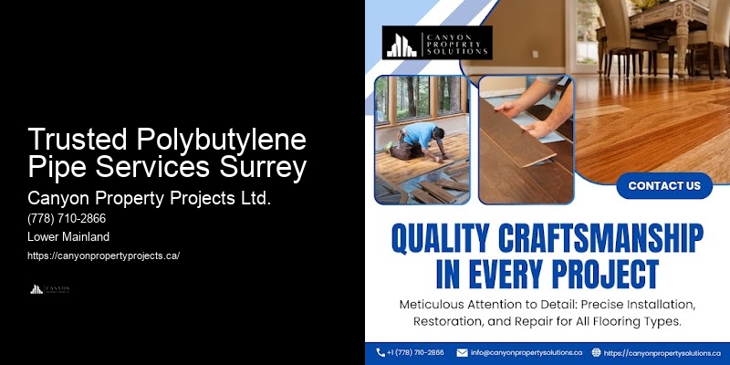 Affordable Polybutylene Pipe Replacement Trusted Polybutylene Pipe Services Surrey