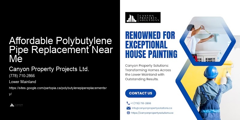 Polybutylene Pipe Repair and Replacement in Affordable Polybutylene Pipe Replacement Near Me