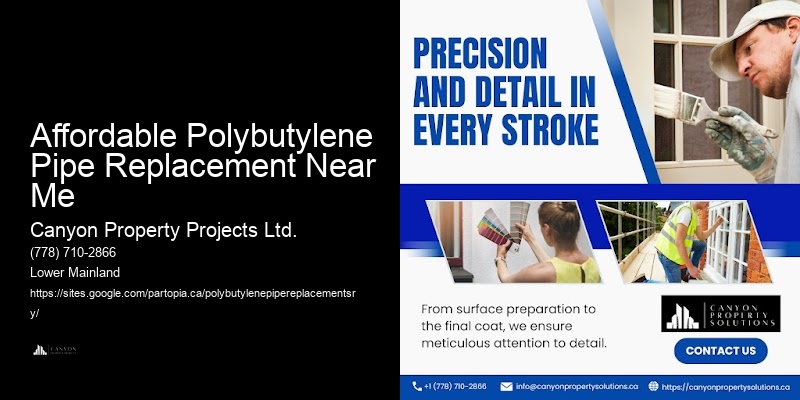 Comprehensive Polybutylene Replacement Solutions Affordable Polybutylene Pipe Replacement Near Me
