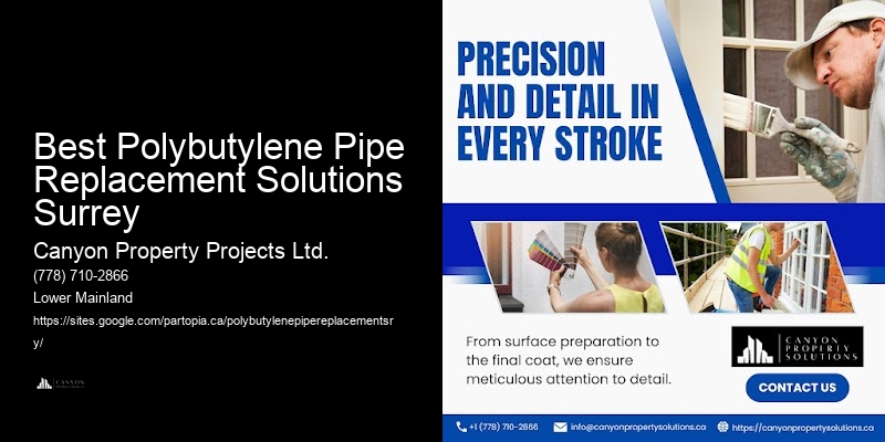 Local Polybutylene Pipe Repair Best Polybutylene Pipe Replacement Solutions Surrey