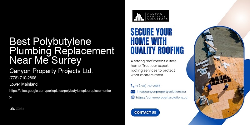 Polybutylene Pipe Leak Repair Best Polybutylene Plumbing Replacement Near Me Surrey