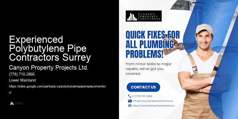Experienced Polybutylene Pipe Contractors Surrey