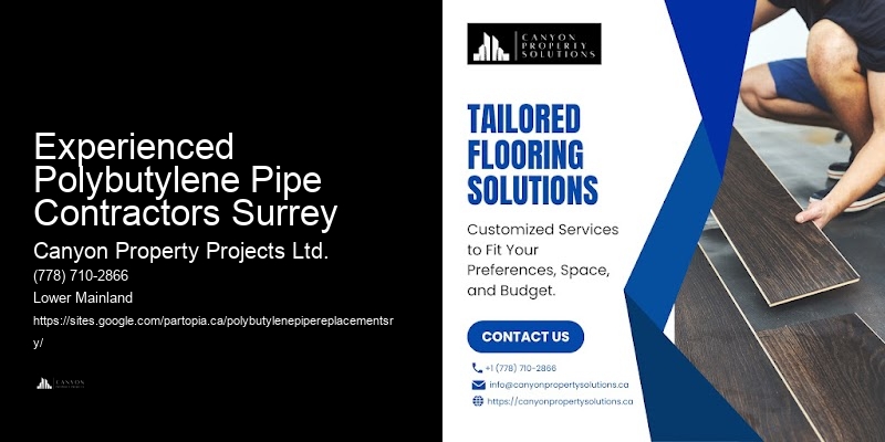 Polybutylene Pipe Replacement Timeline Experienced Polybutylene Pipe Contractors Surrey
