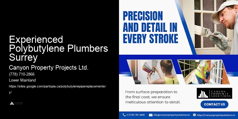 Experienced Polybutylene Plumbers Surrey Plumbing Solutions for Polybutylene