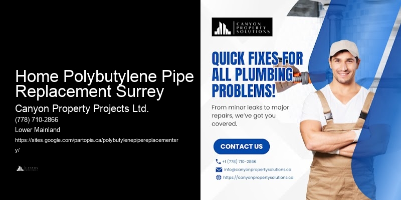 Home Polybutylene Pipe Replacement Surrey