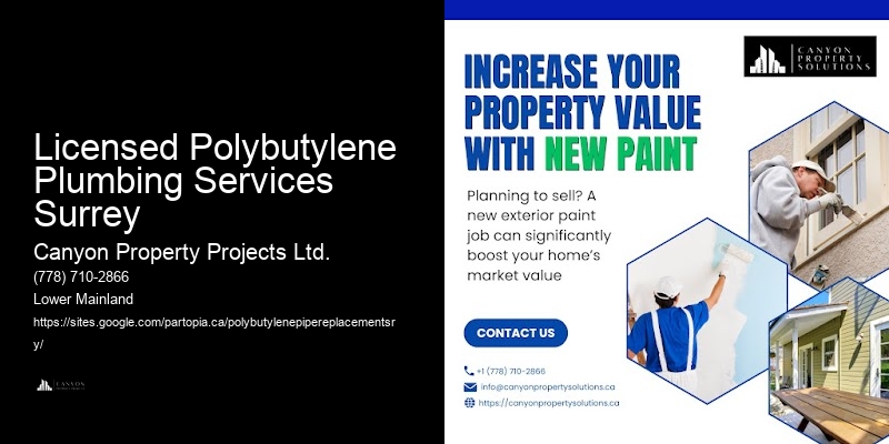 Pipe Leak Detection and Replacement for Polybutylene Licensed Polybutylene Plumbing Services Surrey