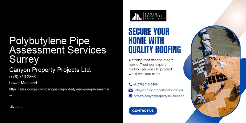 Polybutylene Pipe Fitting Services Polybutylene Pipe Assessment Services Surrey