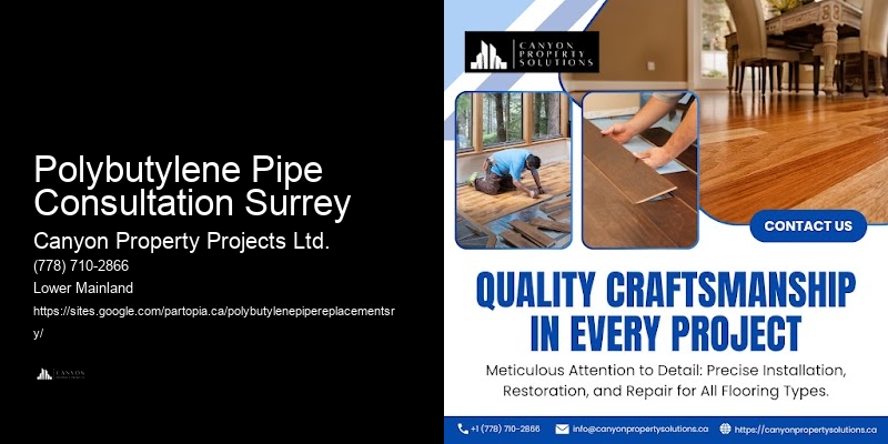 Polybutylene Pipe Service Packages Polybutylene Pipe Consultation Surrey
