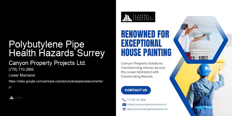 Certified Polybutylene Pipe Replacement Polybutylene Pipe Health Hazards Surrey
