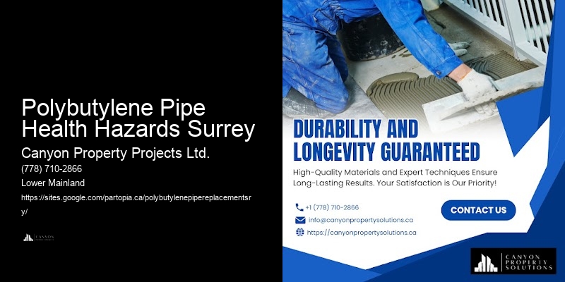 High-Quality Polybutylene Pipe Replacement Polybutylene Pipe Health Hazards Surrey