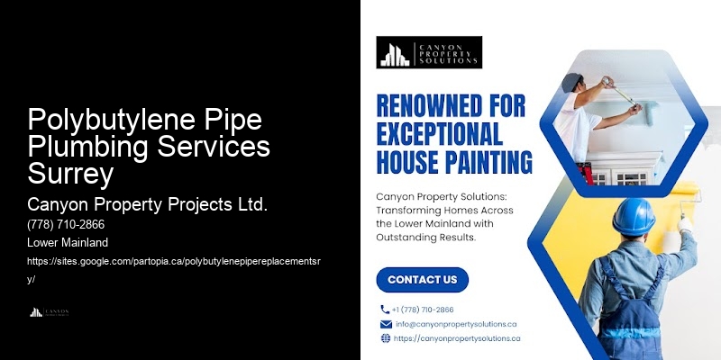 Reliable Polybutylene Pipe Contractors Polybutylene Pipe Plumbing Services Surrey