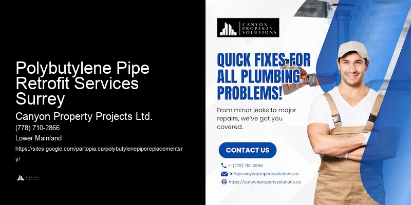 Polybutylene Pipe Retrofit Services Surrey