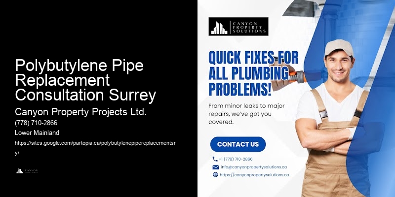 Polybutylene Pipe Replacement Consultation Surrey