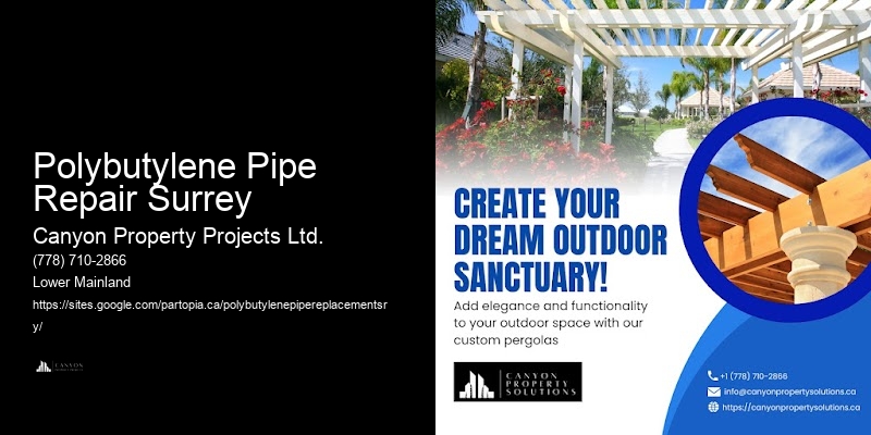 Polybutylene Plumbing Replacement Plan Polybutylene Pipe Repair Surrey