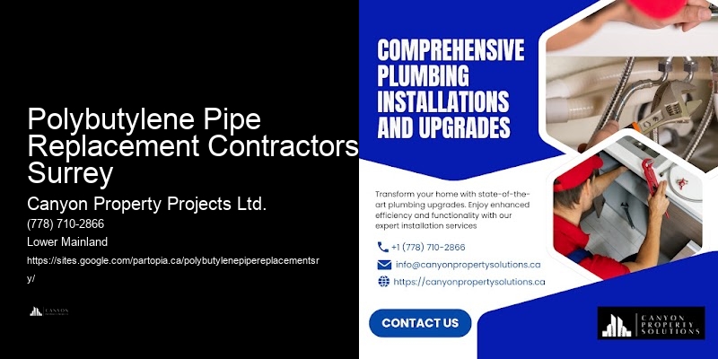 Polybutylene Pipe Replacement Process Polybutylene Pipe Replacement Contractors Surrey
