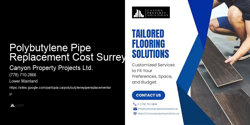 Polybutylene Pipe Replacement Cost Surrey Plumbing Professionals for Polybutylene