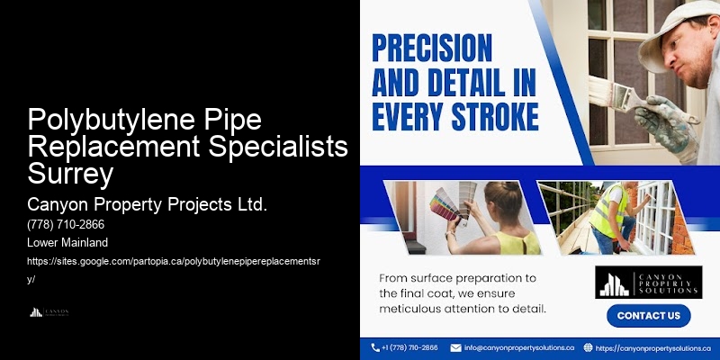 Local Experts in Polybutylene Replacement Polybutylene Pipe Replacement Specialists Surrey