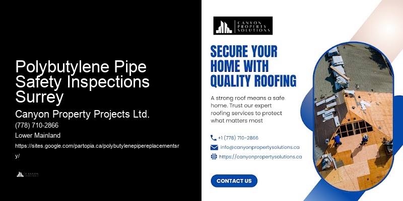 Polybutylene Pipe Alternatives Polybutylene Pipe Safety Inspections Surrey