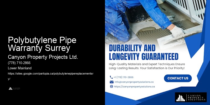 Affordable Polybutylene Pipe Services Polybutylene Pipe Warranty Surrey