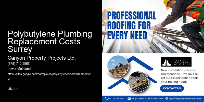 Polybutylene Pipe Replacement Warranties Polybutylene Plumbing Replacement Costs Surrey