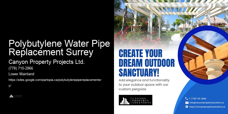 Polybutylene Pipe Replacement Plumbing Inspection Polybutylene Water Pipe Replacement Surrey