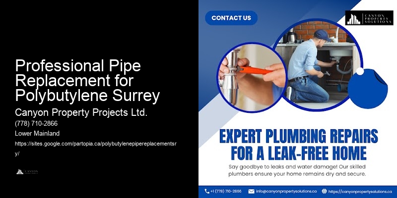 Commercial Polybutylene Pipe Replacement Near Me