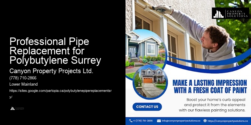 Polybutylene Pipe Issues Solutions Professional Pipe Replacement for Polybutylene Surrey