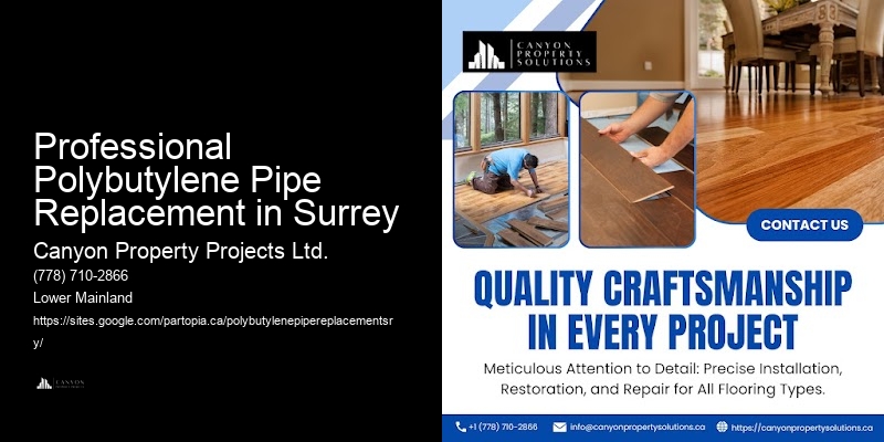 Benefits of Professional Polybutylene Pipe Replacement in Professional Polybutylene Pipe Replacement in Surrey