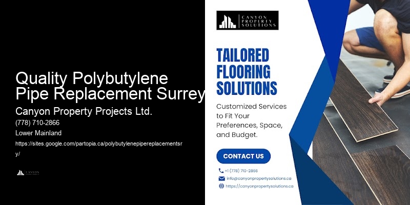 Residential Polybutylene Pipe Replacement Quality Polybutylene Pipe Replacement Surrey